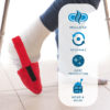 An infographic detailing the features of the LimbO Toe Cozy as sold by LimbO Products